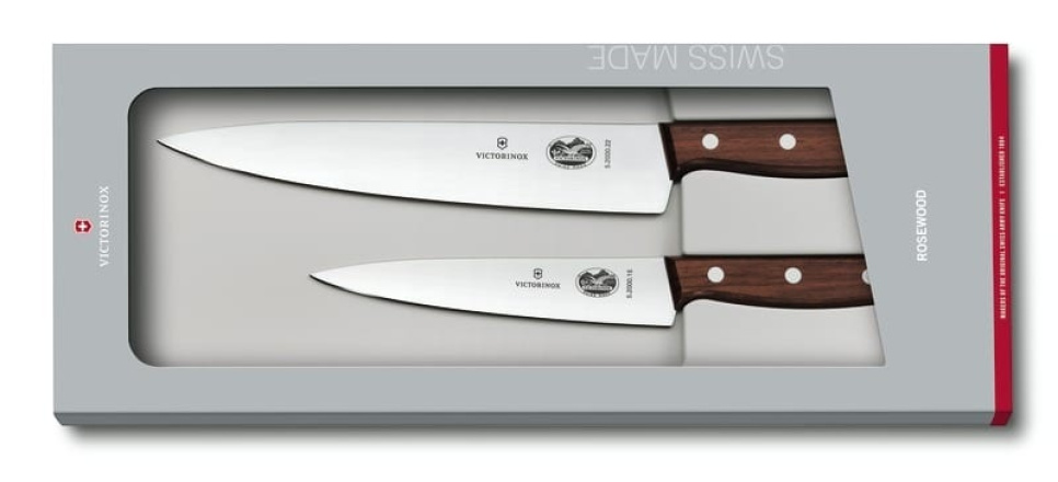 Keukenmessen set, 2-delig houten handvat - Victorinox in de groep Koken / Keukenmessen / Messenset bij The Kitchen Lab (1090-23189)