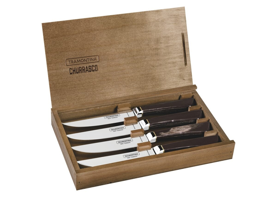 Steakmessen in geschenkverpakking, Churrasco Premium - Tramontina in de groep Tafelschikking / Bestek / Messen bij The Kitchen Lab (1090-27196)