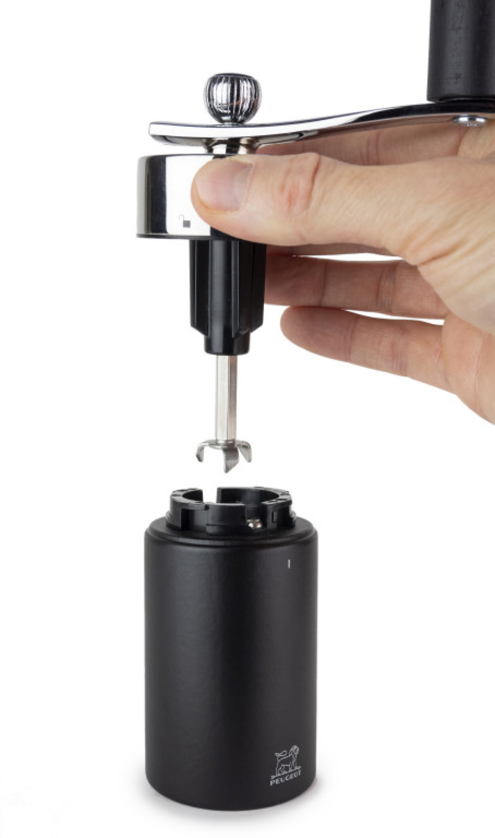 Nootmuskaatmolen, 15 cm, Isen, Mat Zwart - Peugeot