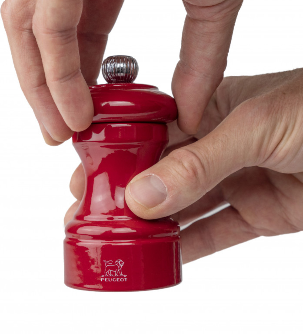 Pepermolen, 10 cm, Bistrorama, Rood Gelakt - Peugeot