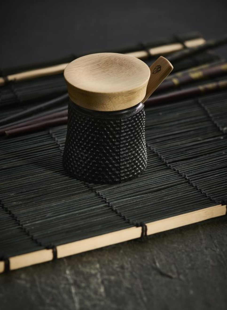 Zoutpot, 7 cm, Bali, Gietijzer, Zwart - Peugeot