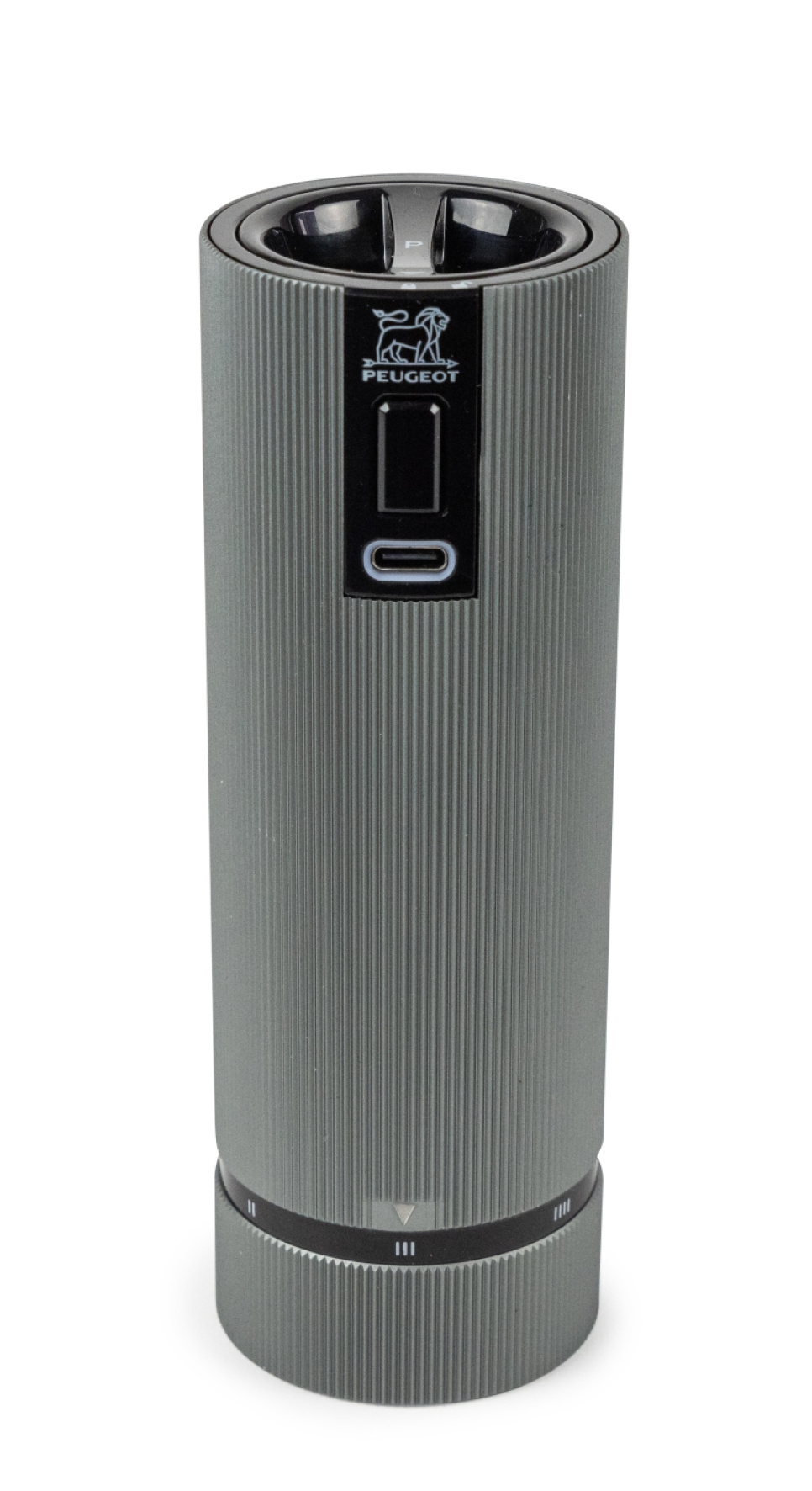 Zout- en pepermolensset, 15 cm, Elektrisch, Duo Line, Natural + Carbone - Peugeot in de groep Koken / Keukengerei / Zout- & pepermolens bij The Kitchen Lab (1090-35453)