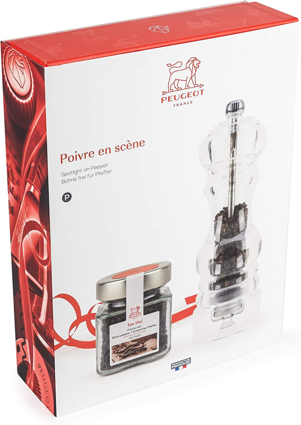 Set met pepermolen en peper, Nancy – Peugeot