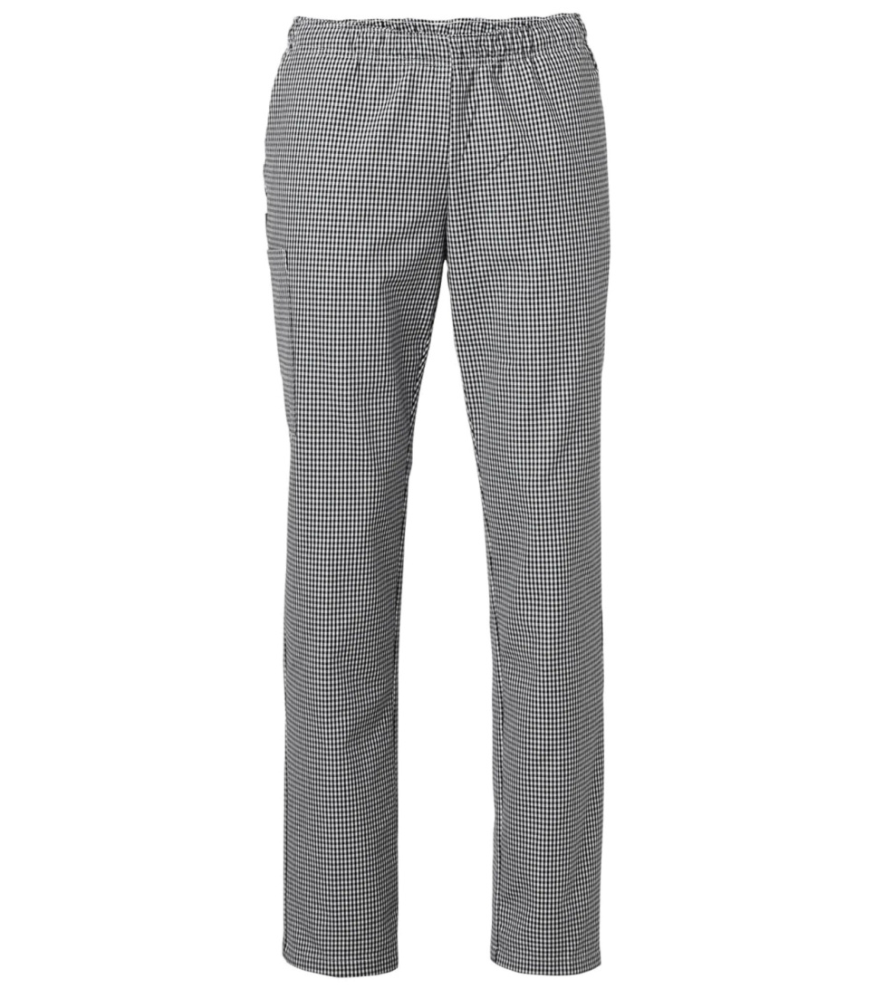 Broek, unisex, zwart pied-de-poule - Segers in de groep Koken / Keukentextielen / Koksbroek bij The Kitchen Lab (1092-34995)