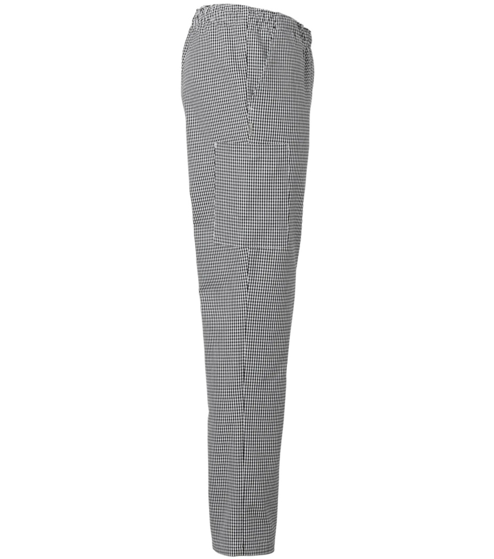 Broek, unisex, zwart pied-de-poule - Segers