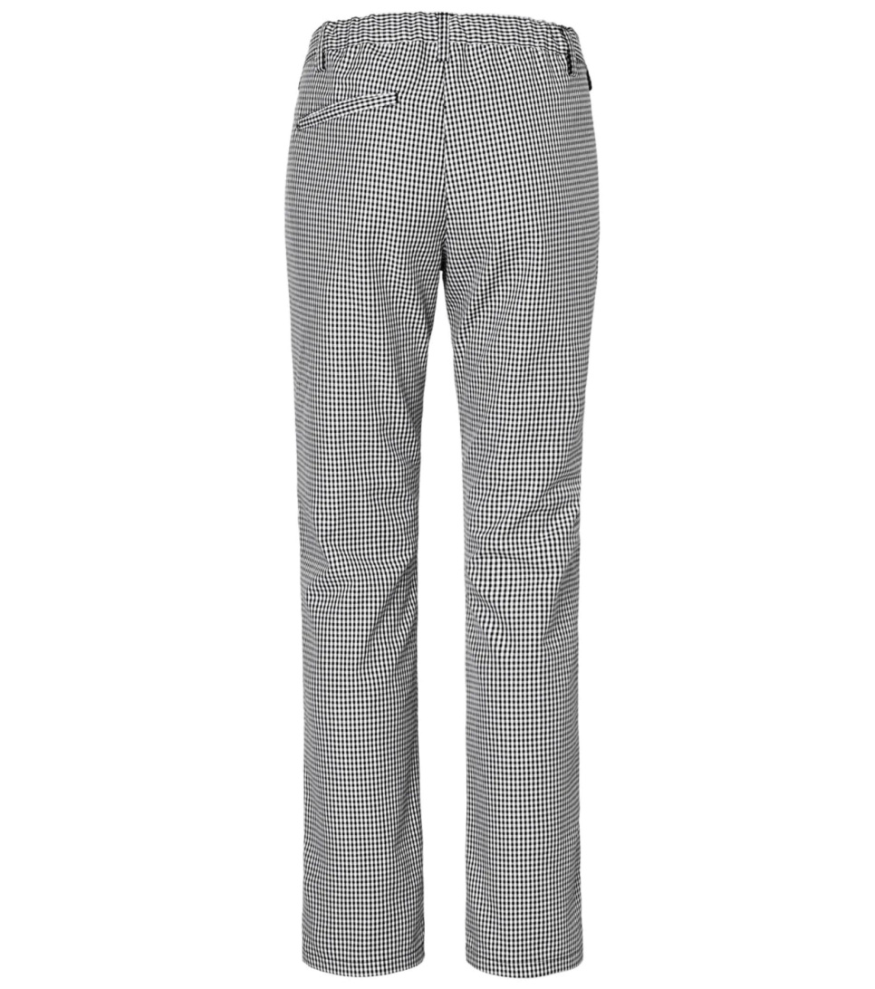 Broek, dames, zwart pied-de-poule - Segers