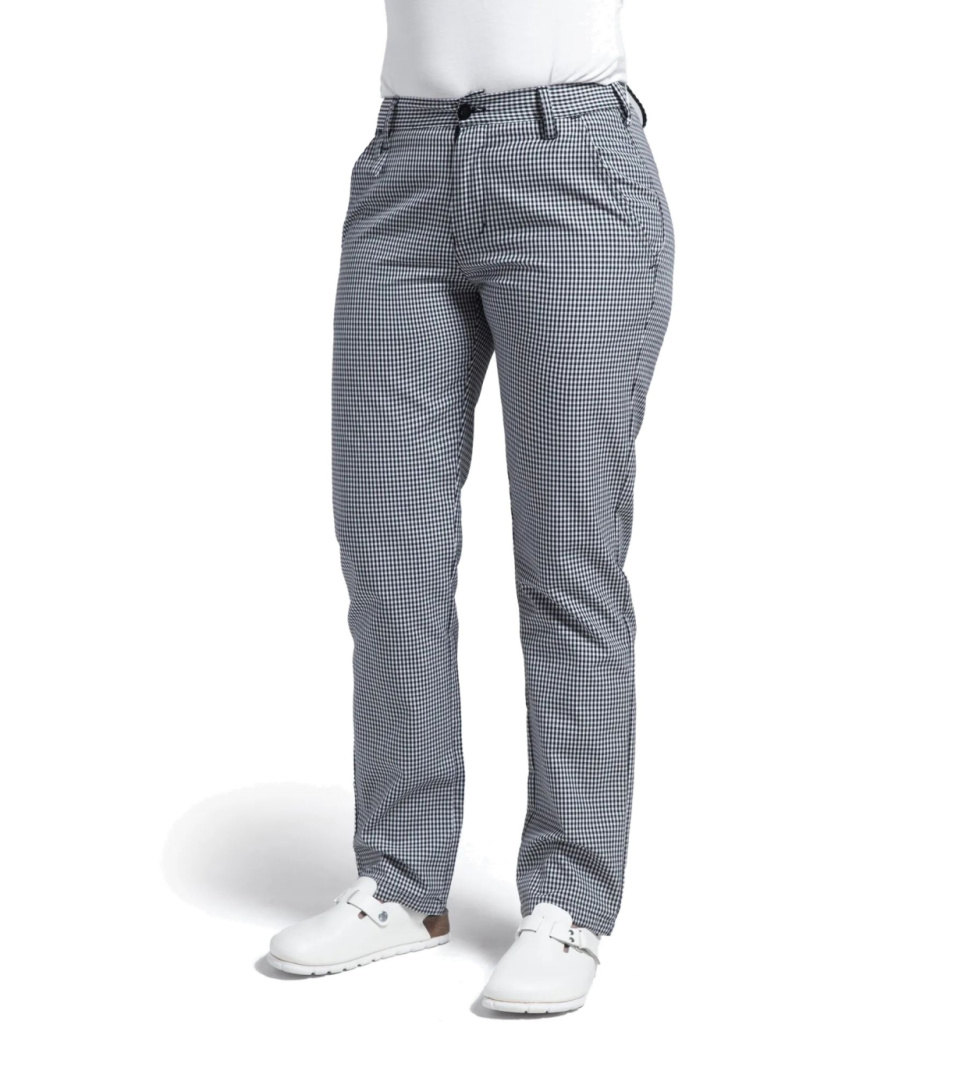 Broek, dames, zwart pied-de-poule - Segers