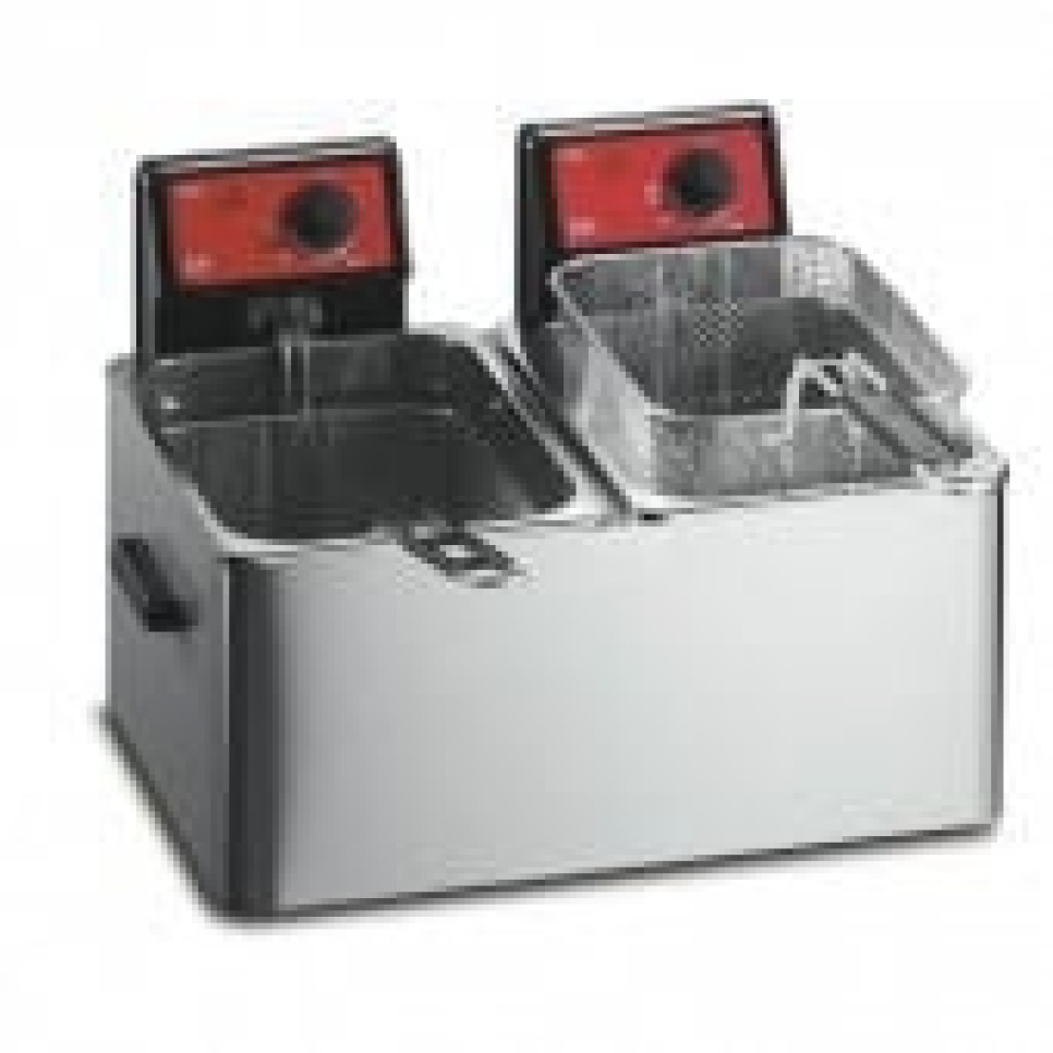 Friteuse, 6 + 6 liter - FriFri in de groep Keukenapparatuur / Verwarming & Koken / Deep fryers bij The Kitchen Lab (1099-12001)