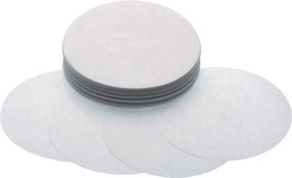 Vetvrij papier voor hamburgerpers, 250 stuks, Ø 107 mm in de groep Koken / Keukengerei / Verbruiksartikelen bij The Kitchen Lab (1100-10831)
