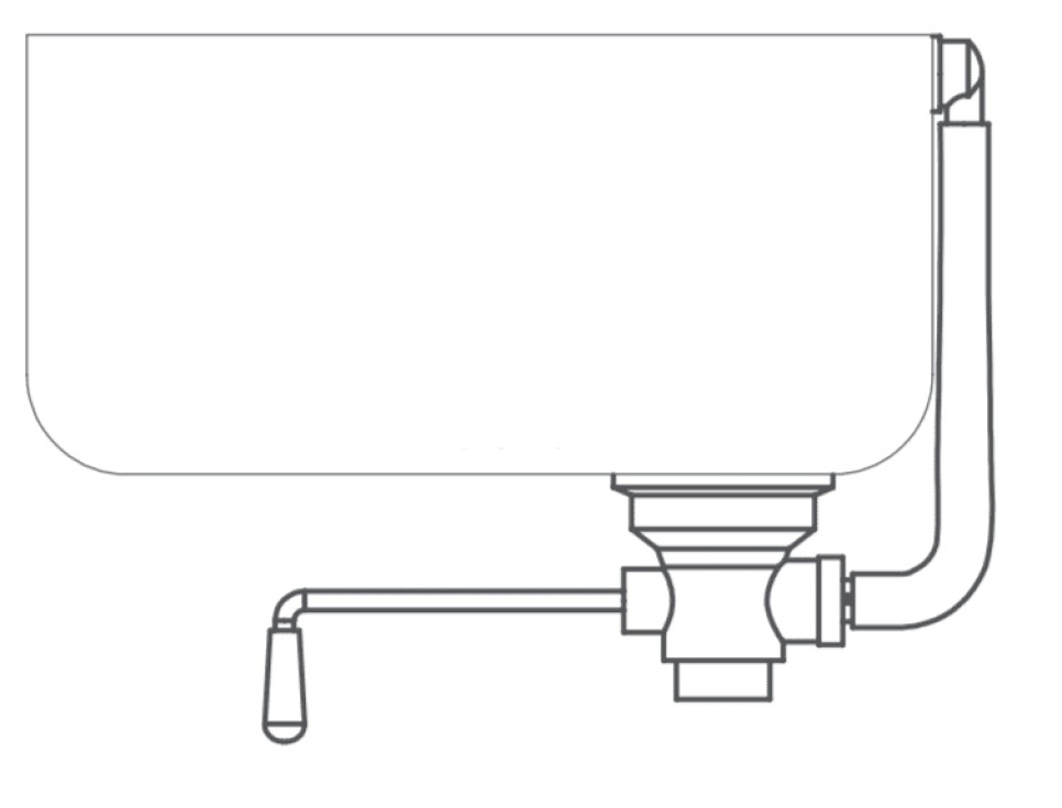 Afsluiter voor vaatwasser