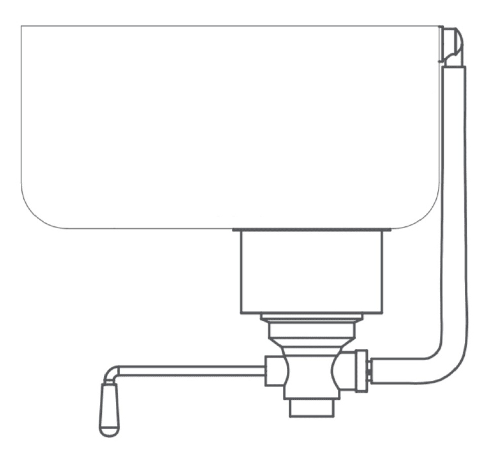 Afsluiter voor vaatwasser