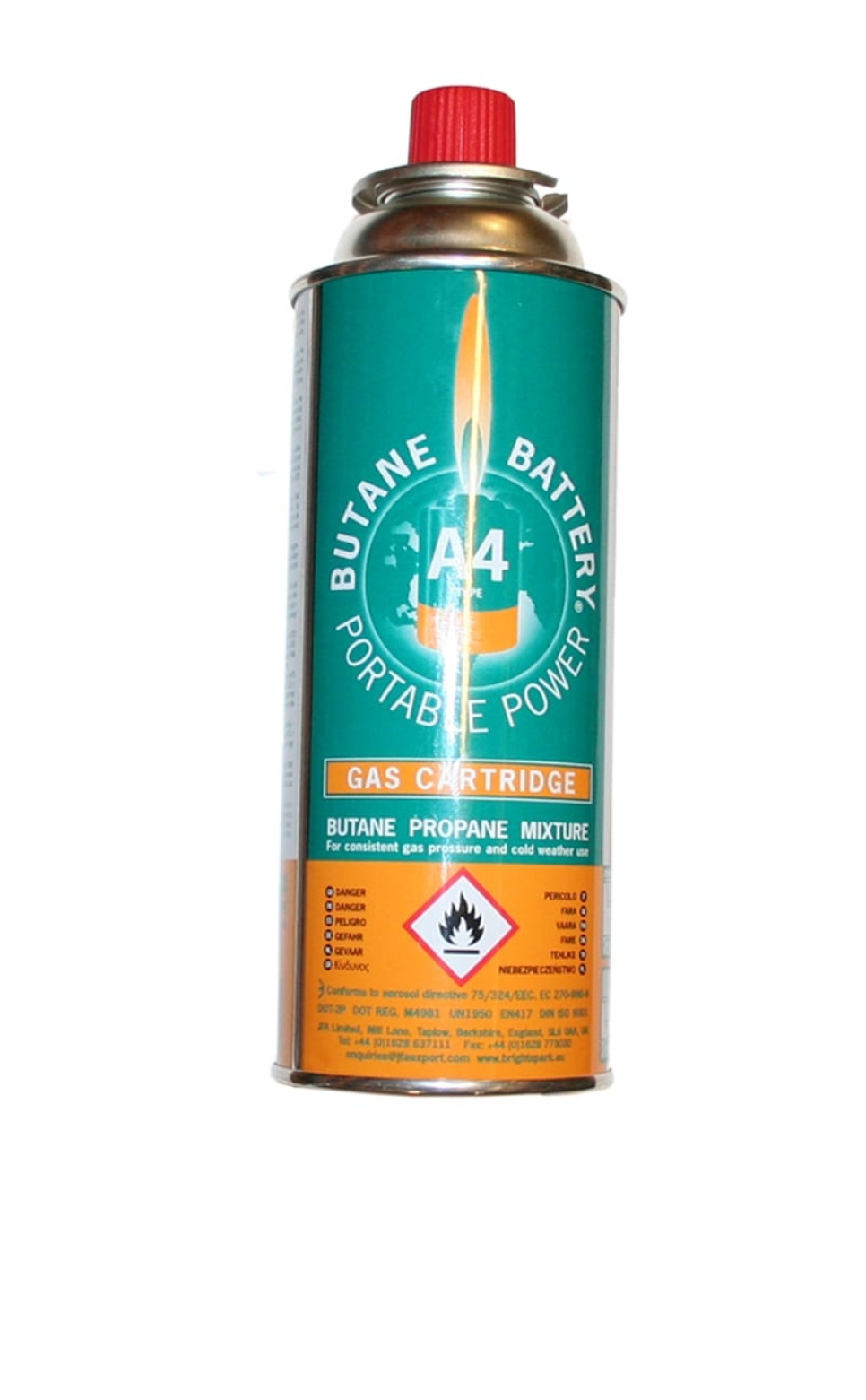 Gasfles voor multi-Blow-toorts, 220 g - Butaanbatterij Gasfles voor multi-Blow-toorts, 220 g - Butaanbatterij