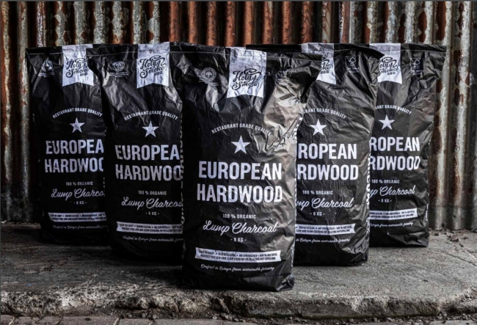 Barbecue houtskool, Lump Charcoal, 8 kg - Holy Smoke BBQ