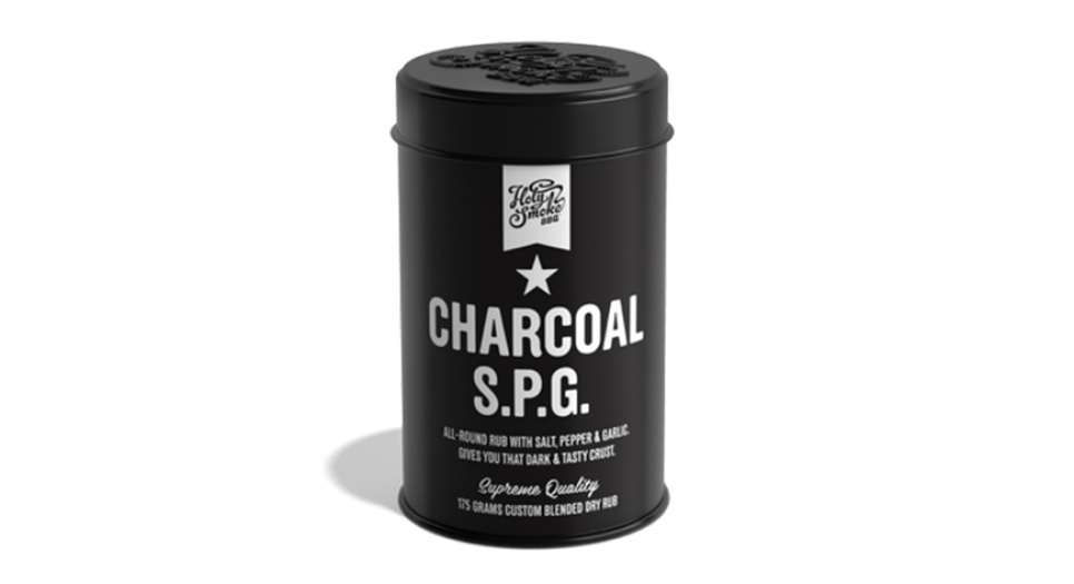 Charcoal S.P.G. Dry Rub, 100g - Holy Smoke BBQ in de groep Koken / Specerijen & Smaakstoffen bij The Kitchen Lab (1282-34904)