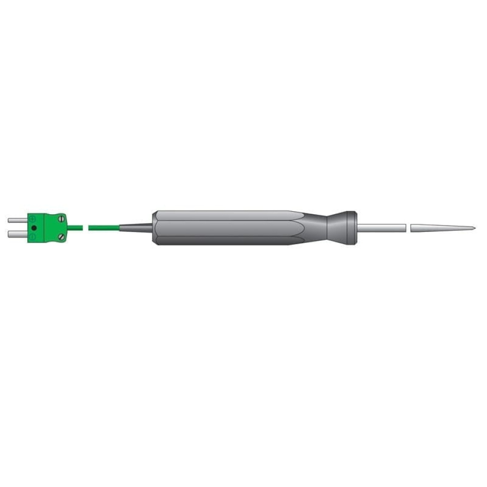 Standaard sonde met K-connector, 3,3 mm - ETI in de groep Koken / Meters & Metingen / Keukenthermometers / Sonde thermometers bij The Kitchen Lab (1284-14505)