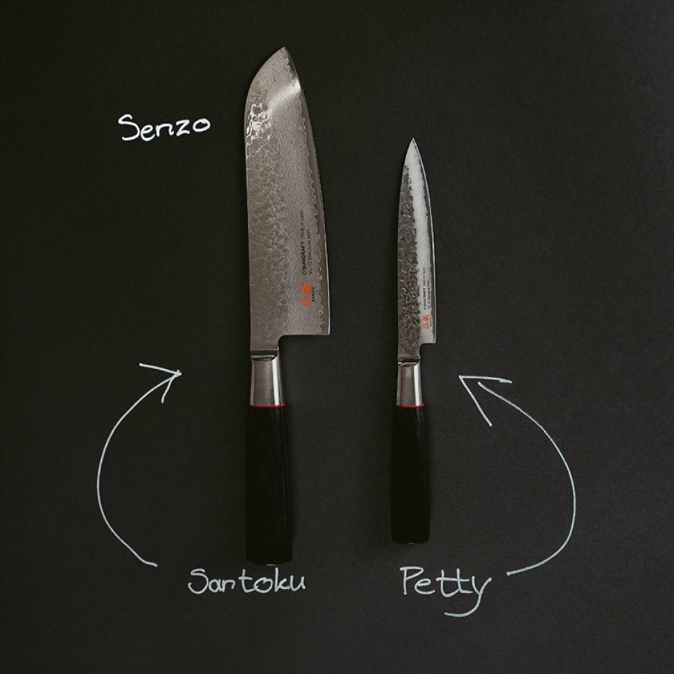 Messenset Senzo, Santoku + petty - Suncraft in de groep Koken / Keukenmessen / Messenset bij The Kitchen Lab (1317-27137)