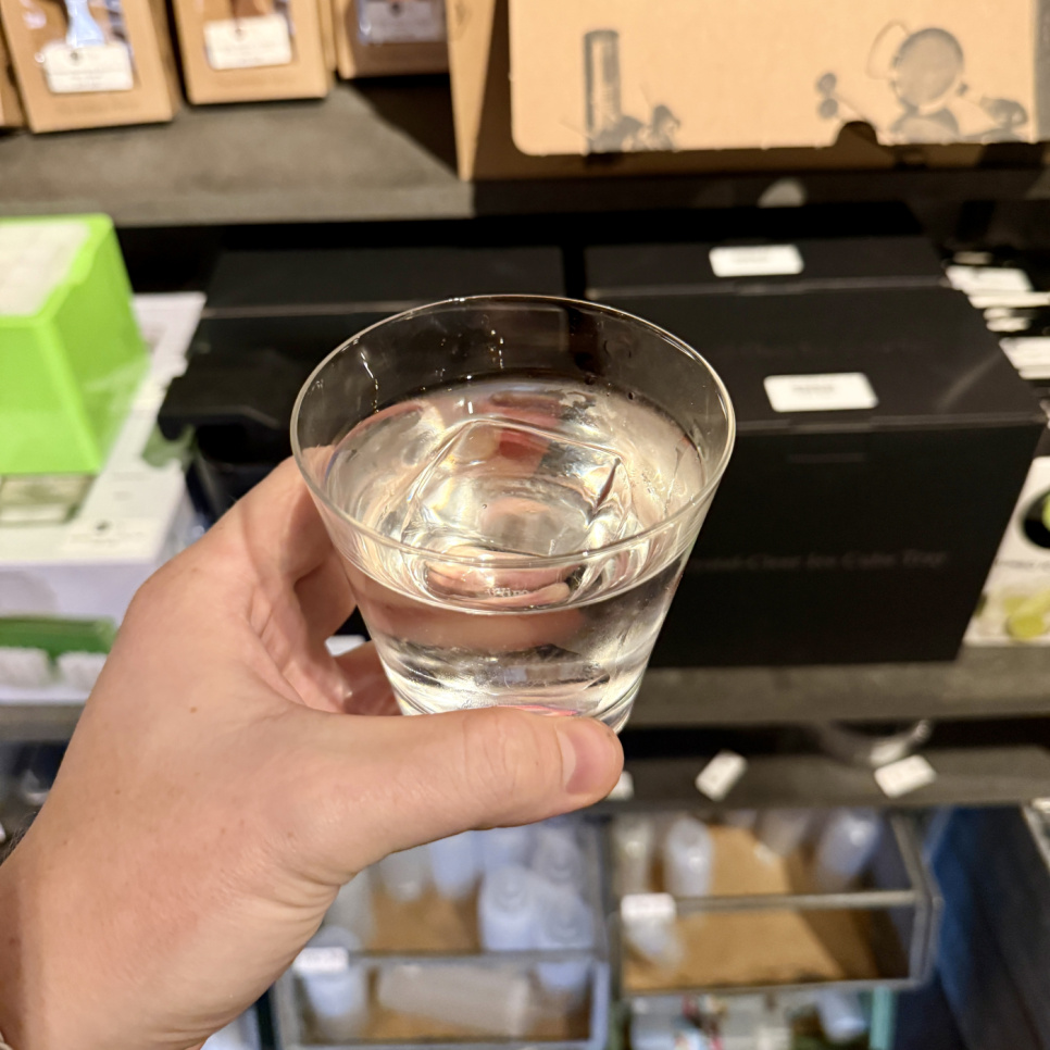 Ijsvorm voor transparante ijsblokjes, kubus, 2 stuks