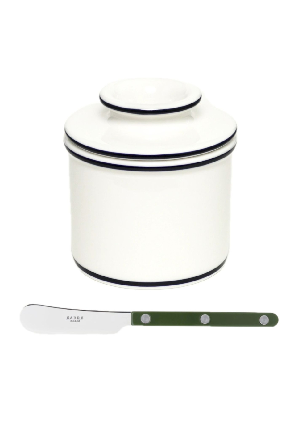 Butter Bell® + Butter Knife, Sabre Paris in de groep Tafelschikking / Borden, Kommen & Schotels / Botervloot bij The Kitchen Lab (1317-33338)