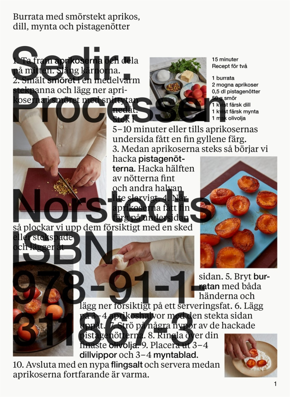 Sedir: Processen - Sedir Ajeenah in de groep Koken / Kookboeken / Dagelijks eten bij The Kitchen Lab (1355-25830)
