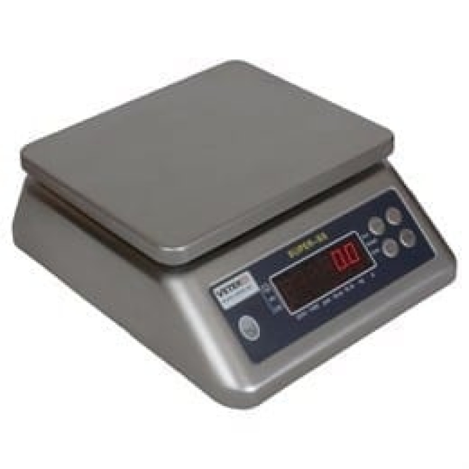 RVS weegschaal voor gewichten tot 6 kg/1 g in de groep Koken / Meters & Metingen / Keuken weegschalen bij The Kitchen Lab (1380-17138)