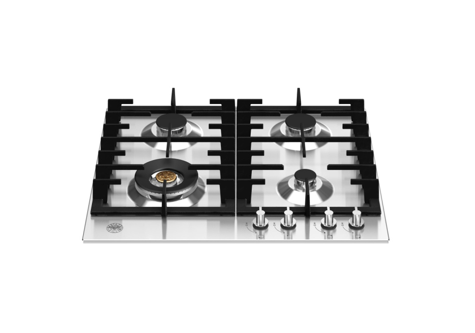 RVS gaskookplaat, 60 cm, Modern - Bertazzoni in de groep Barbecues, Fornuizen & Ovens / Fornuizen / Gas- & inductiekookplaten bij The Kitchen Lab (1403-20779)