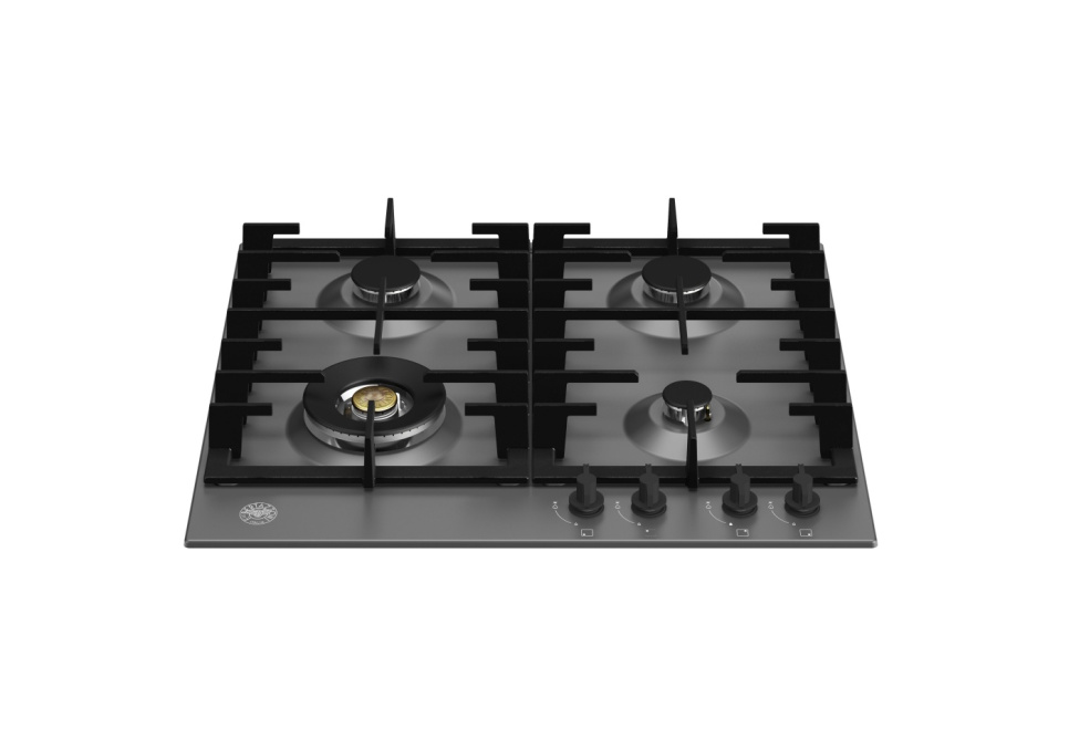 Mat zwart, gaskookplaat, 60 cm, Modern - Bertazzoni in de groep Barbecues, Fornuizen & Ovens / Fornuizen / Gas- & inductiekookplaten bij The Kitchen Lab (1403-20780)