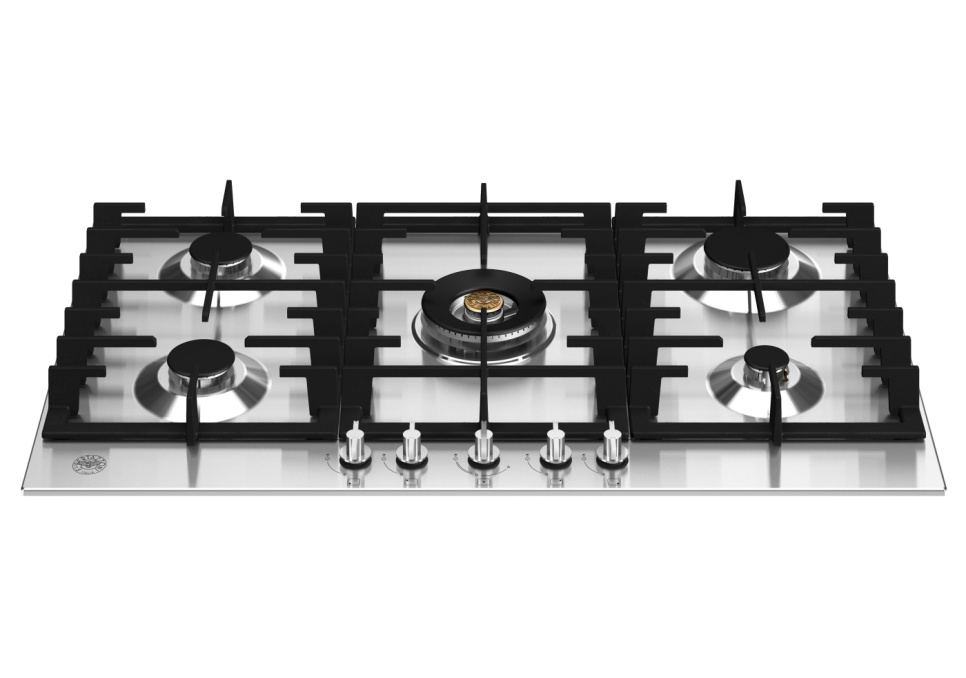 RVS gaskookplaat, 90 cm, Modern - Bertazzoni in de groep Barbecues, Fornuizen & Ovens / Fornuizen / Gas- & inductiekookplaten bij The Kitchen Lab (1403-20781)