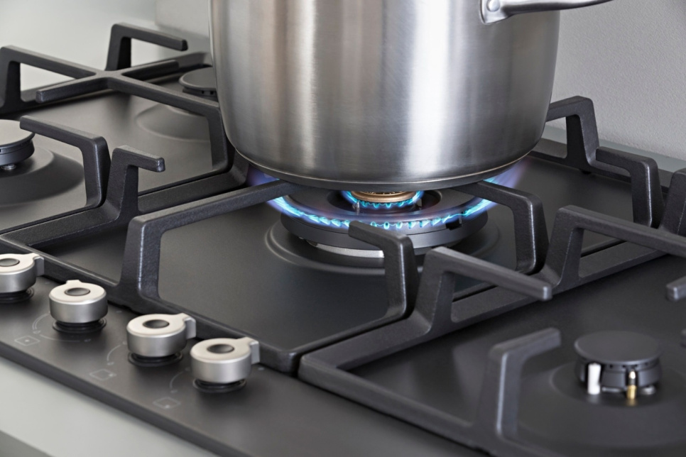 Gaskookplaat Professional, 60 cm, Mat zwart - Bertazzoni Gaskookplaat Professional, 60 cm, Mat zwart - Bertazzoni