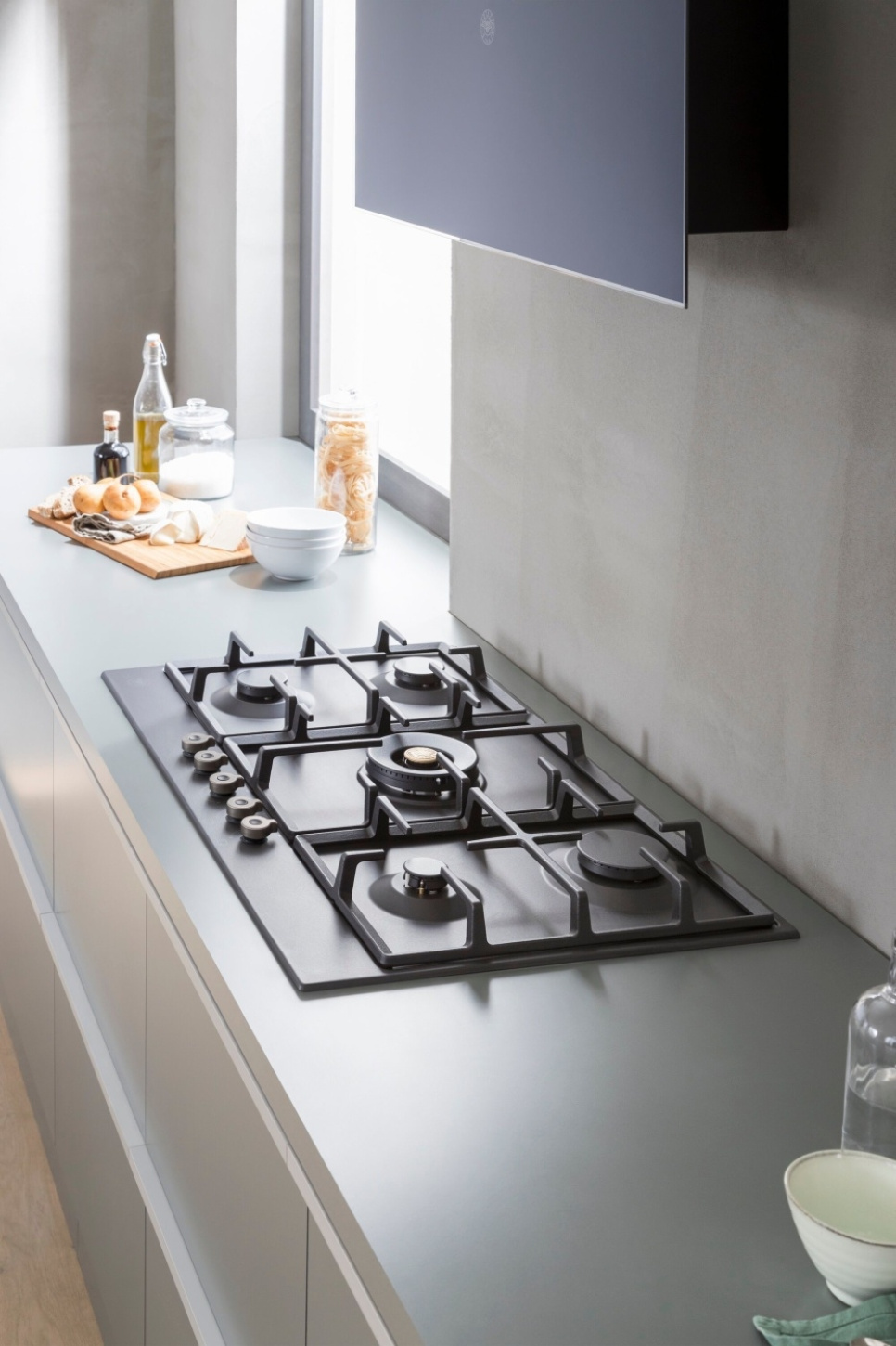 Gaskookplaat Professional, 90 cm, Mat zwart - Bertazzoni Gaskookplaat Professional, 90 cm, Mat zwart - Bertazzoni