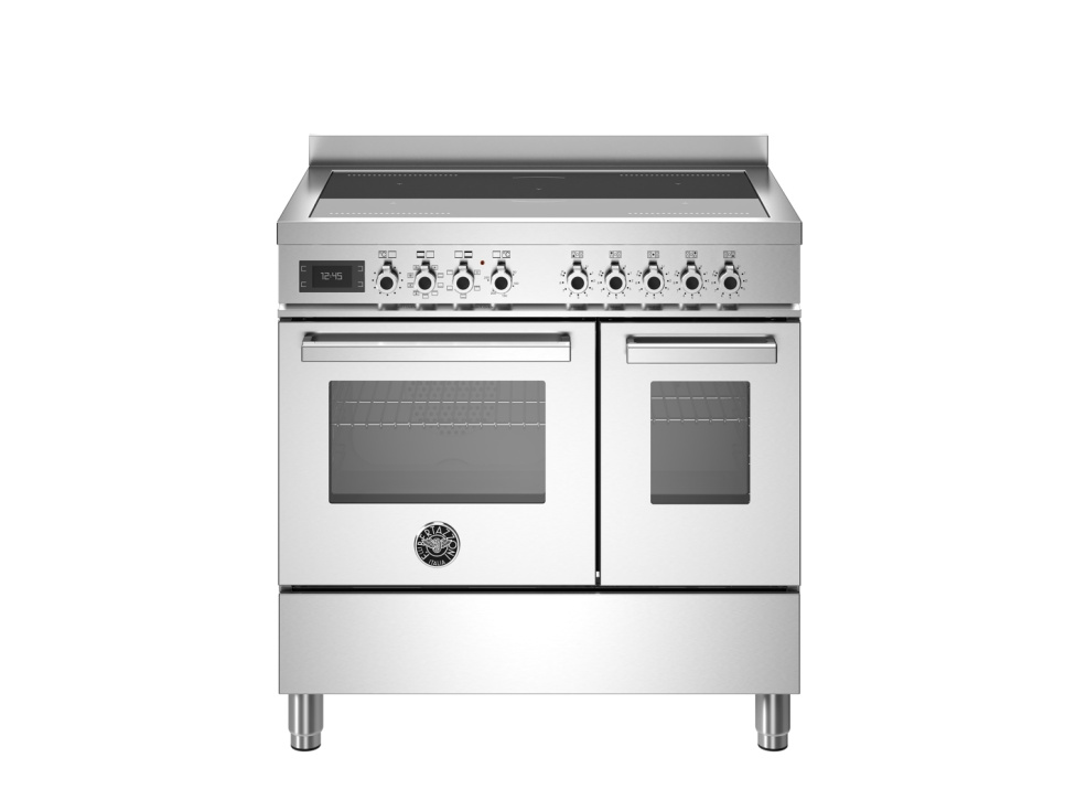 Inductiekookplaat Professional, 90 cm, 5 zones, Dubbele oven, Roestvrij staal - Bertazzoni in de groep Barbecues, Fornuizen & Ovens / Fornuizen / Inductiekookplaten bij The Kitchen Lab (1403-27085)
