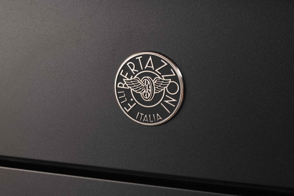 Inductiekookplaat Heritage, 90 cm, model C, 5 Zones, Dubbele oven, Mat zwart - Bertazzoni