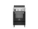 Inductiekookplaat Professional, 60 cm, 4 Zones, Enkele oven, Zwart - Bertazzoni