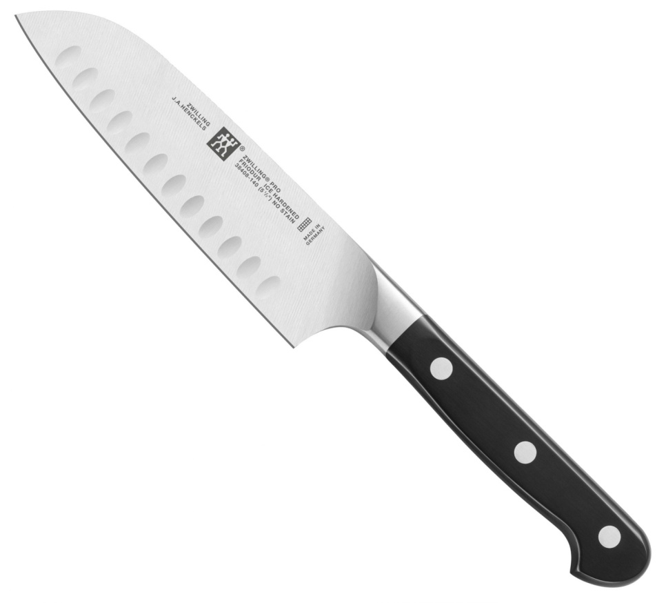 Gecanneleerd Santokumes, 14cm - Zwilling Pro in de groep Koken / Keukenmessen / Santoku messen bij The Kitchen Lab (1418-12876)