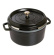 Gietijzeren pan met stoominzet, 26 cm, 5,2 liter, Zwart - Staub
