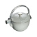 Theepot van Gietijzer, 1,15 liter, Grijs - Staub