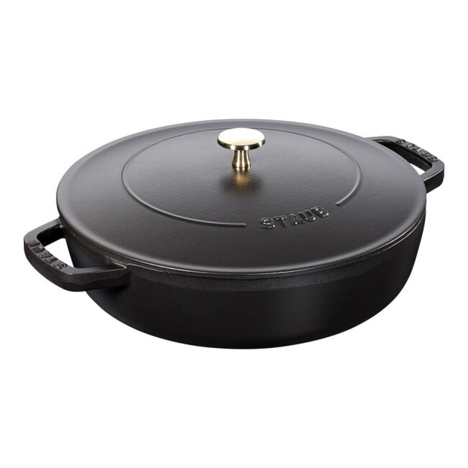 Hapjespan, Chistera, Zwart - Staub - 28 cm in de groep Koken / Koekenpan / Sauteerpan bij The Kitchen Lab (1418-13072)