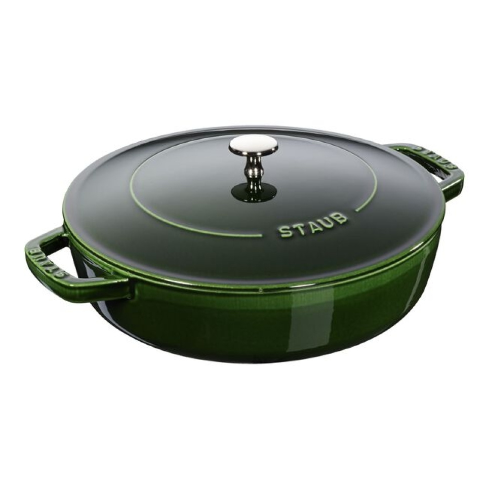 Hapjespan, Chistera, Groen - Staub - 28 cm in de groep Koken / Koekenpan / Sauteerpan bij The Kitchen Lab (1418-13073)