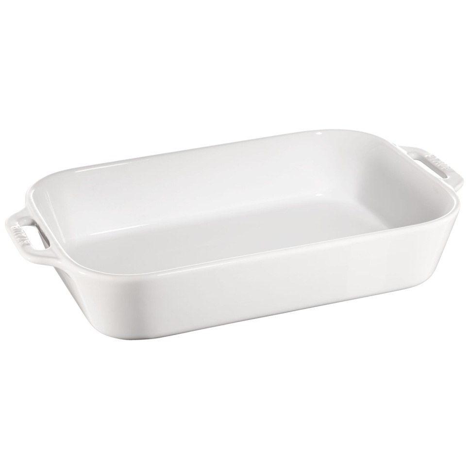 Rechthoekige vorm, wit - Staub - 34 x 24 cm in de groep Koken / Ovenschalen & Gastronorms / Oven vormen bij The Kitchen Lab (1418-13526)