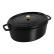 Ovale gietijzeren pan, Zwart - Staub