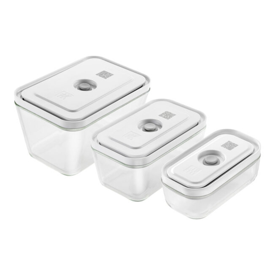 Vacuümbak van Borosilicaatglas, Fresh & Save, 3-pack - Zwilling in de groep Koken / Keukengerei / Opslag bij The Kitchen Lab (1418-27400)