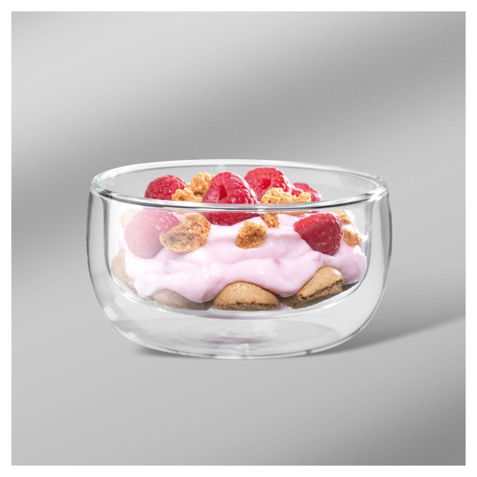 Glazen-coupe/dessertkom in dubbele muur glas, 280 ml, 2-pack, sorrento - Zwilling Glazen-coupe/dessertkom in dubbele muur glas, 280 ml, 2-pack, sorrento - Zwilling