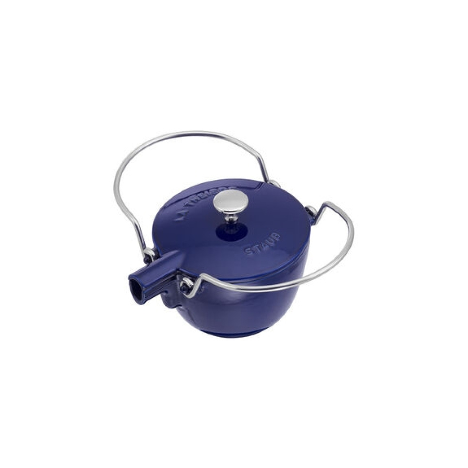 Teapot in gietijzer, 1,15 liter, blauw - Staub Teapot in gietijzer, 1,15 liter, blauw - Staub