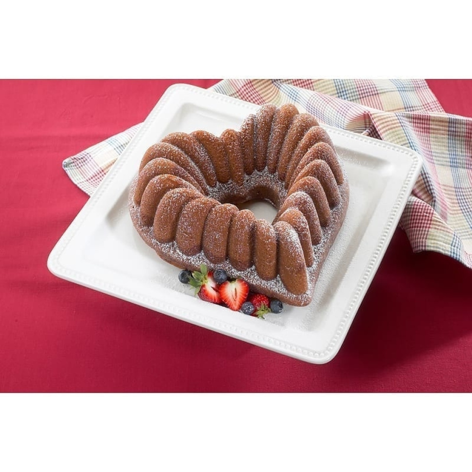 Bakvorm, Elegant Heart Bundt - Nordic Ware
