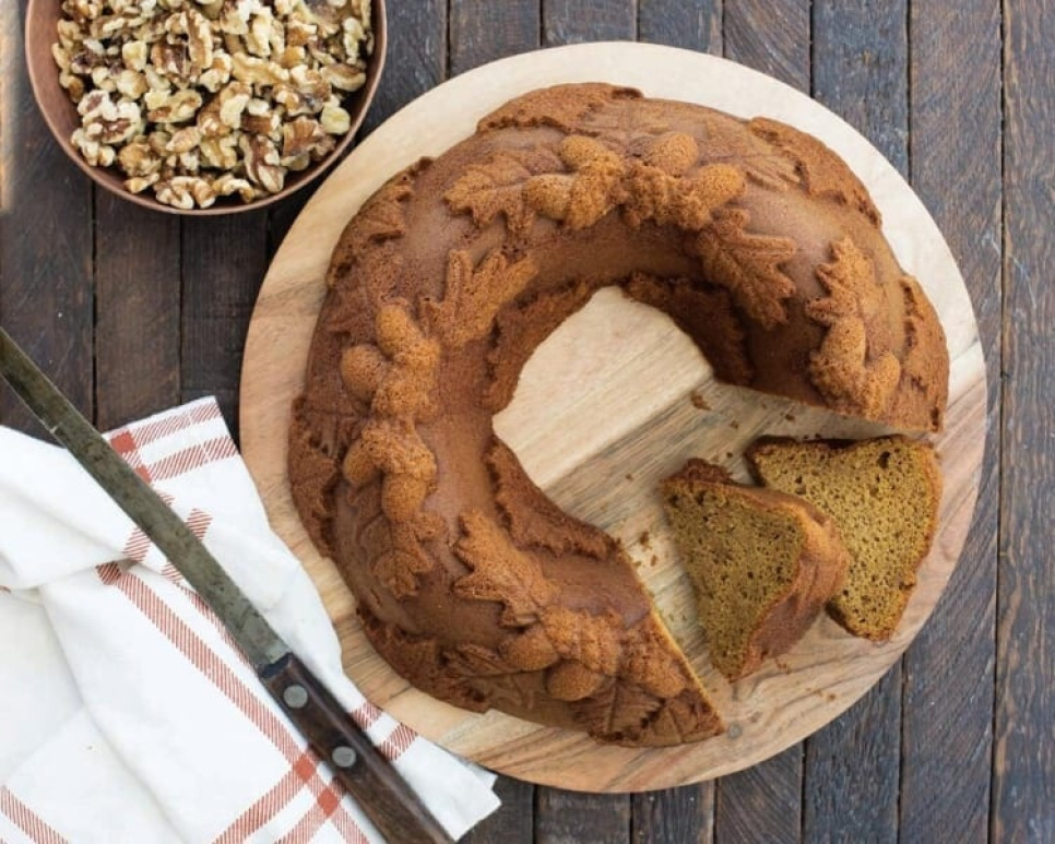 Ovenschaal, Höstlöv Bundt Pan - Nordic Ware