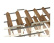 Koppelset voor modulaire wijnrekken - Swedish Wine Rack