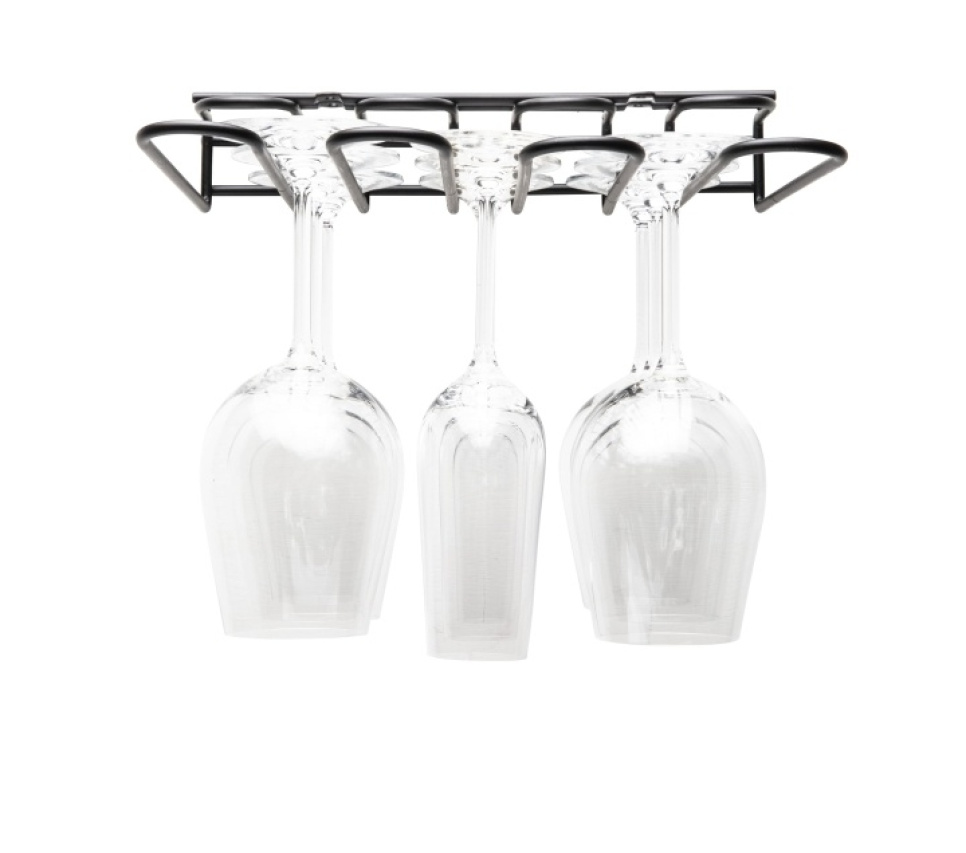 Glasrek voor plafondmontage, zwart - Hahn in de groep Bar & Wijn / Wijn accessoires / Glazen hanger bij The Kitchen Lab (1422-22759)