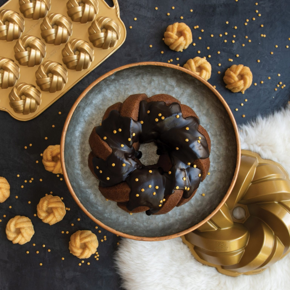 Bakvorm, Gevlochten Mini Bundt, Special Edition - Nordic Ware