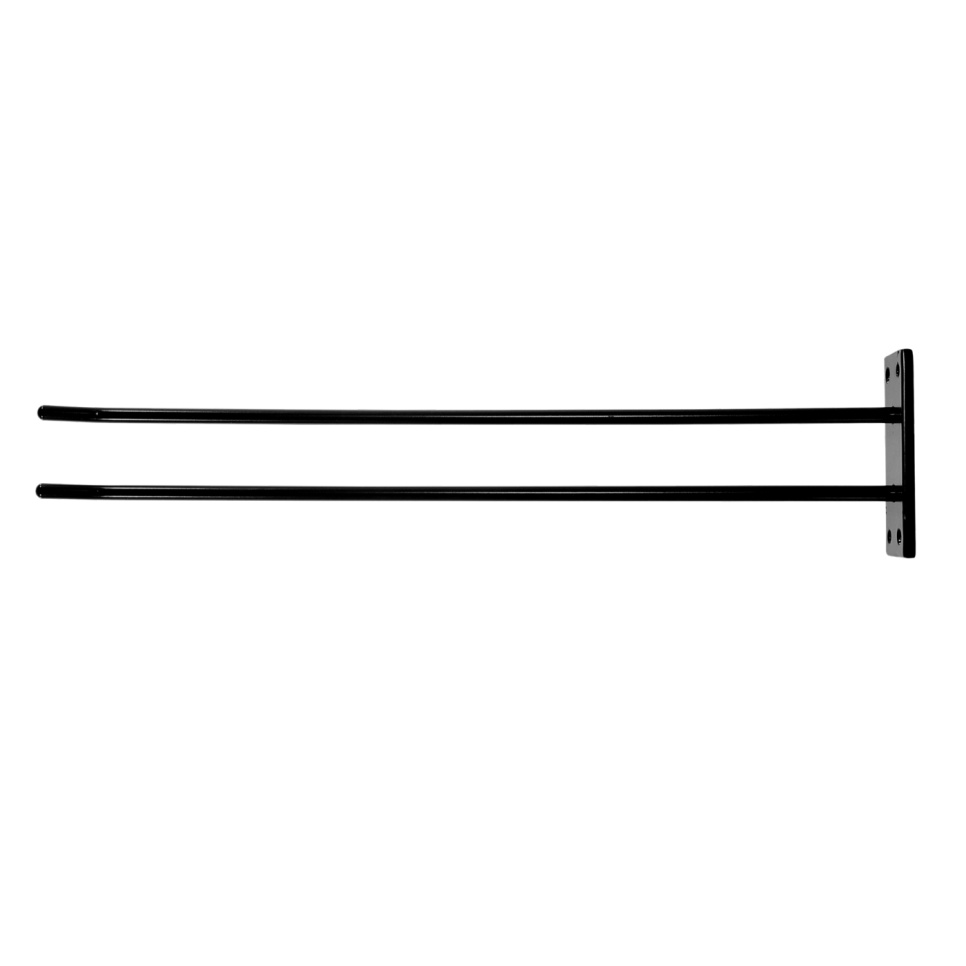 Glazen hanger voor wandmontage - zwart, 4 glazen - Hippie de Luxe Glazen hanger voor wandmontage - zwart, 4 glazen - Hippie de Luxe