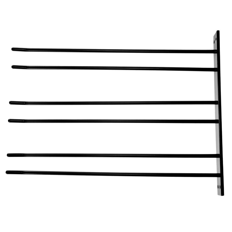 Glazen hanger voor wandmontage - zwart, 12 pc\'s glas - Hippie de Luxe Glazen hanger voor wandmontage - zwart, 12 pc\'s glas - Hippie de Luxe