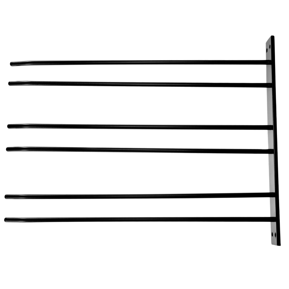 Glazen hanger voor wandmontage - zwart, 12 pc\'s glas - Hippie de Luxe Glazen hanger voor wandmontage - zwart, 12 pc\'s glas - Hippie de Luxe